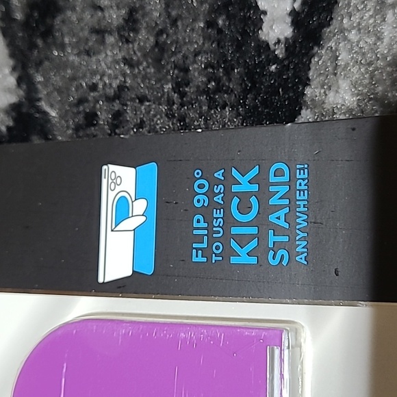 FLIPSTIK DEFY GRAVITY CELL PHONE PURPLE STICK KICK STAND PRICE FIRM - Picture 4 of 11